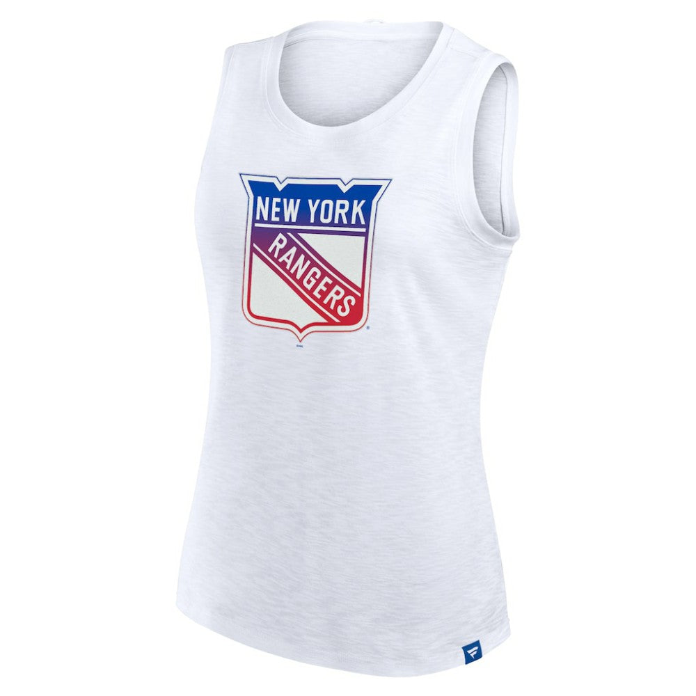 New York Rangers Fanatics Women's Slub Tank Top -  NHL Tank Top