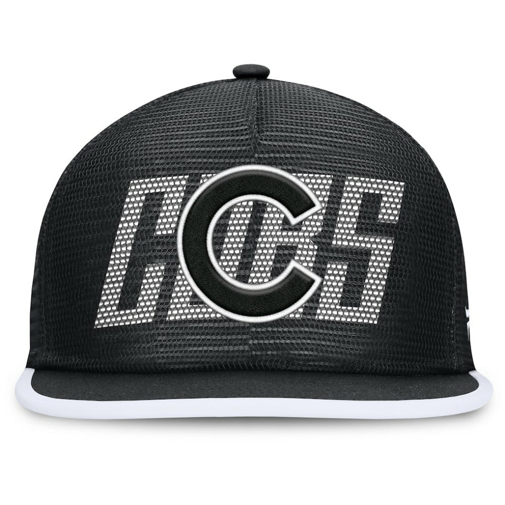 Chicago Cubs Fanatics Let's Glow Line Drive Snapback Hat - MLB Hats