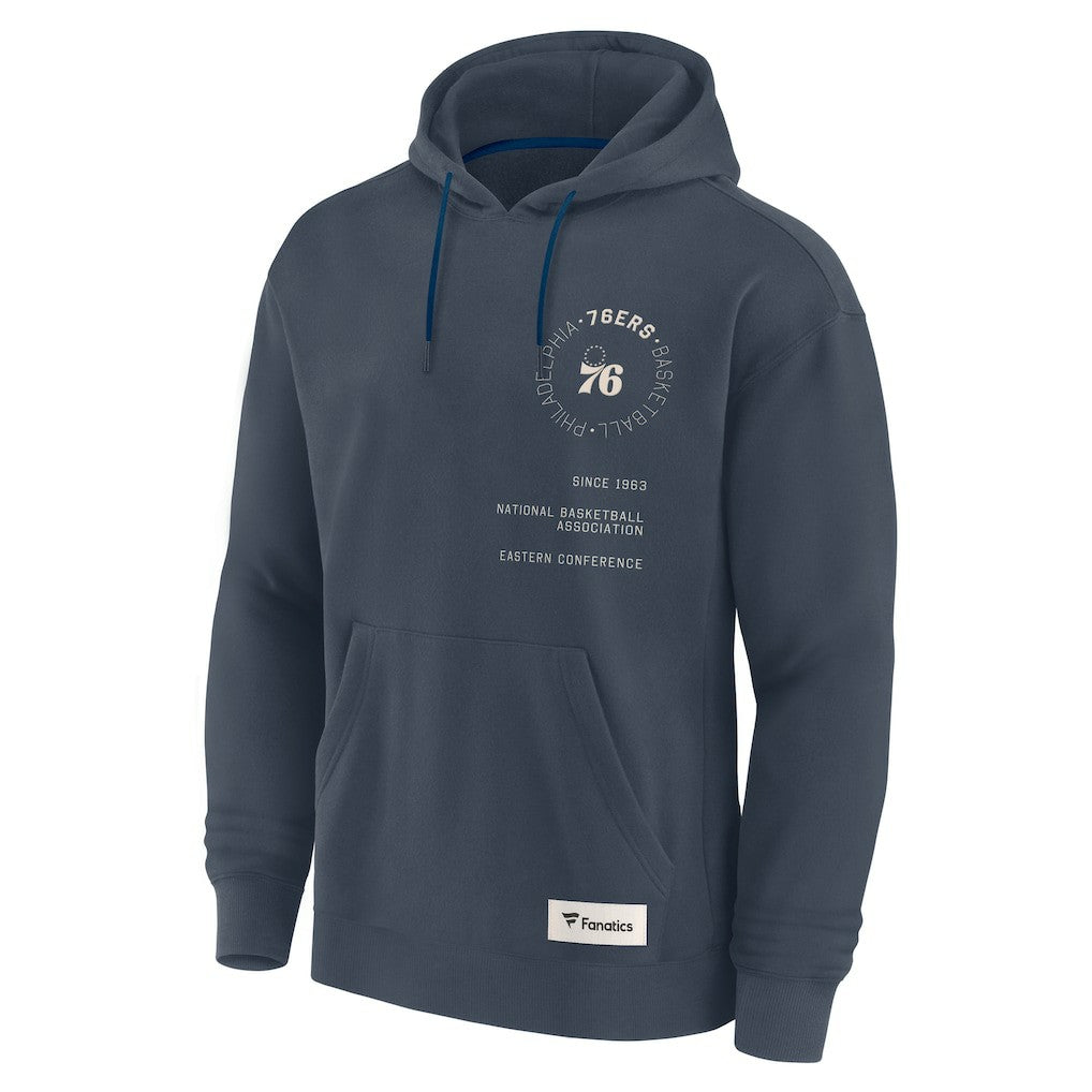 Blue Philadelphia 76ers Future Ground Info Elements Premium Pullover Hoodie | NBA
