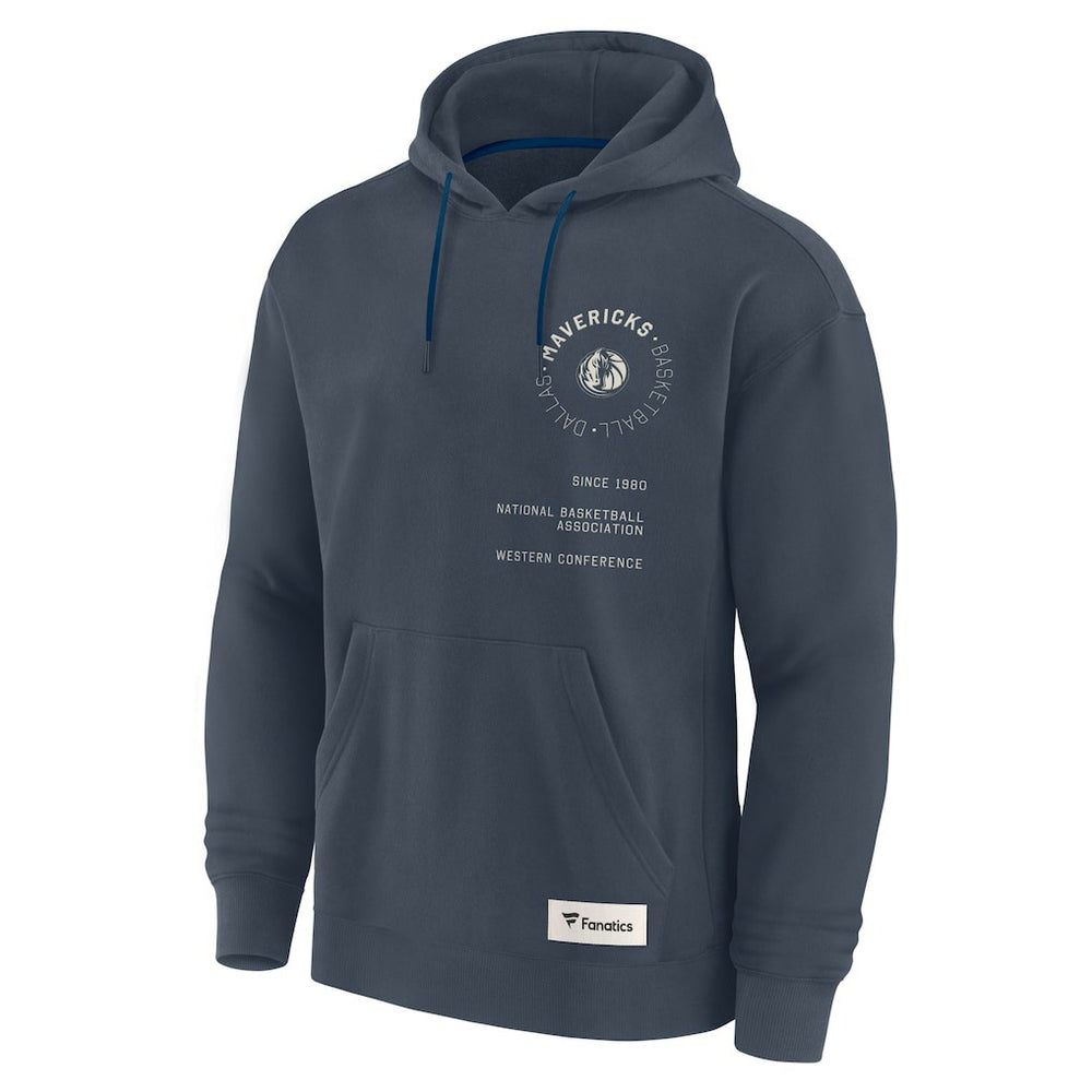 Blue Dallas Mavericks Future Ground Info Elements Premium Pullover Hoodie sale | NBA