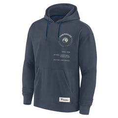 Blue Minnesota Timberwolves Future Ground Info Elements Premium Pullover Hoodie | NBA