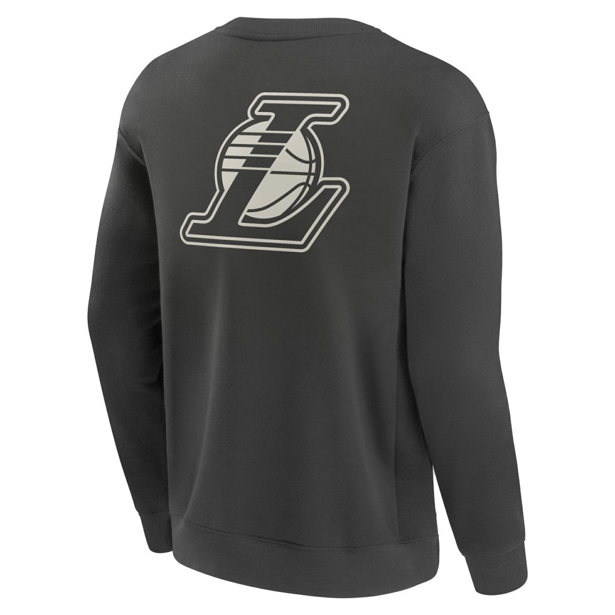 Gray Los Angeles Lakers Elements Future Ground Lettering Pullover Sweatshirt | NBA