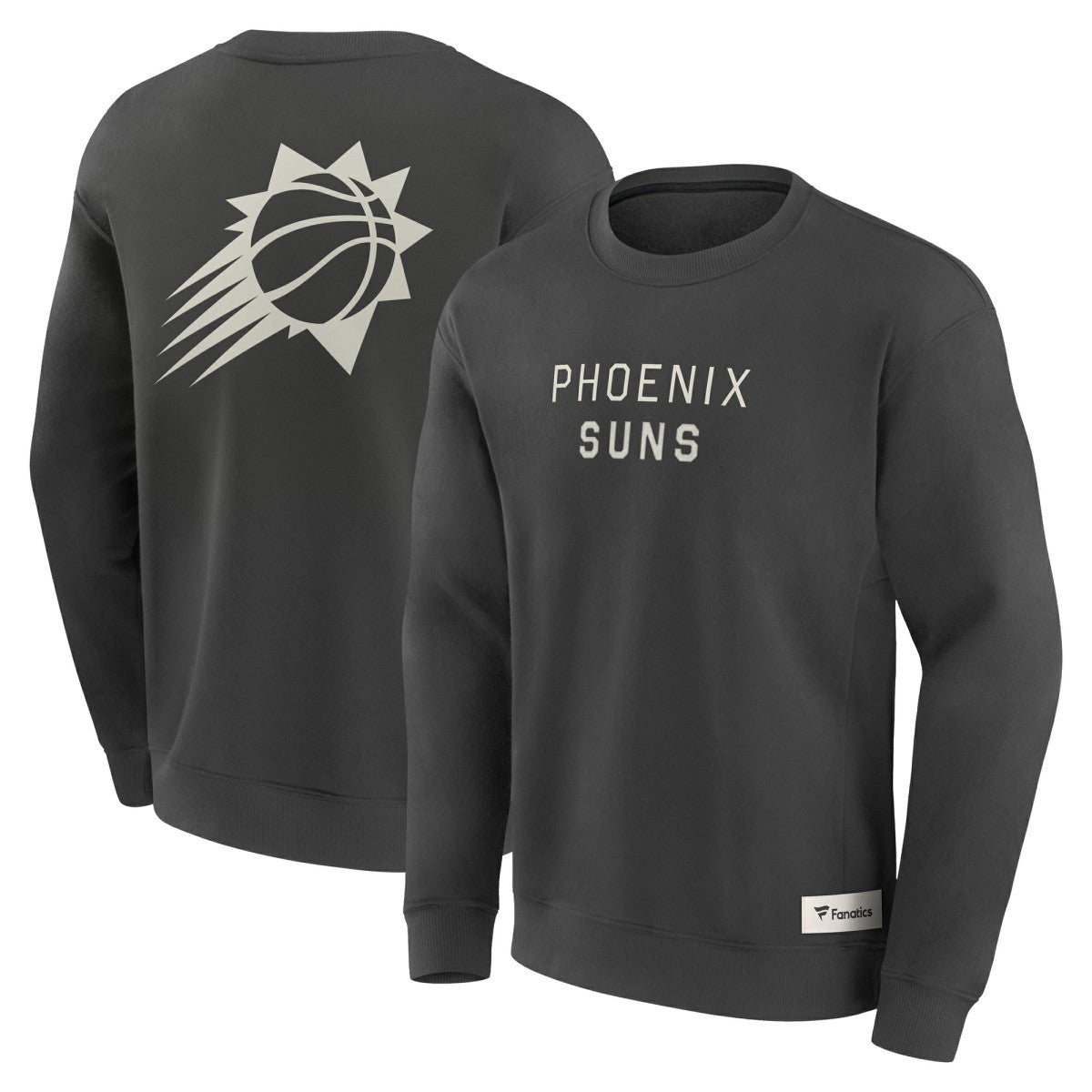 Gray Phoenix Suns Elements Future Ground Lettering Pullover Sweatshirt | NBA