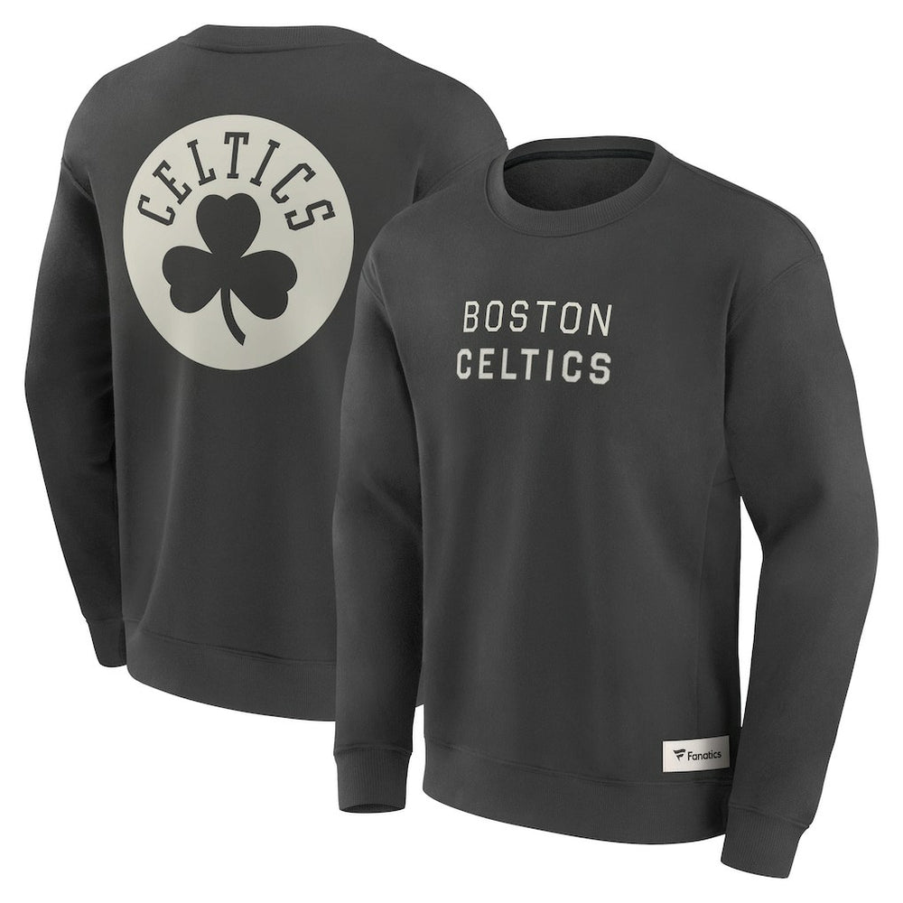 Gray Boston Celtics Elements Future Ground Lettering Pullover Sweatshirt | NBA