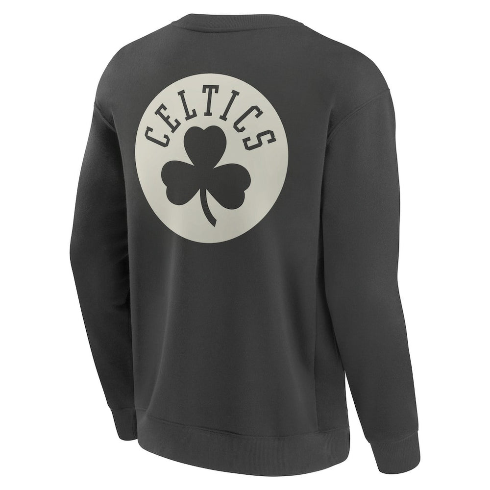 Gray Boston Celtics Elements Future Ground Lettering Pullover Sweatshirt | NBA