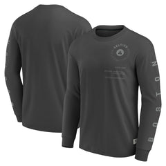 Gray Boston Celtics Elements Future Ground Tonal Info Long Sleeve T-Shirt | NBA