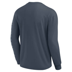 Blue Philadelphia 76ers Elements Future Ground Tonal Info Long Sleeve T-Shirt | NBA