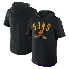 Black Phoenix Suns Pass Legend Raglan Hoodie T-Shirt | NBA