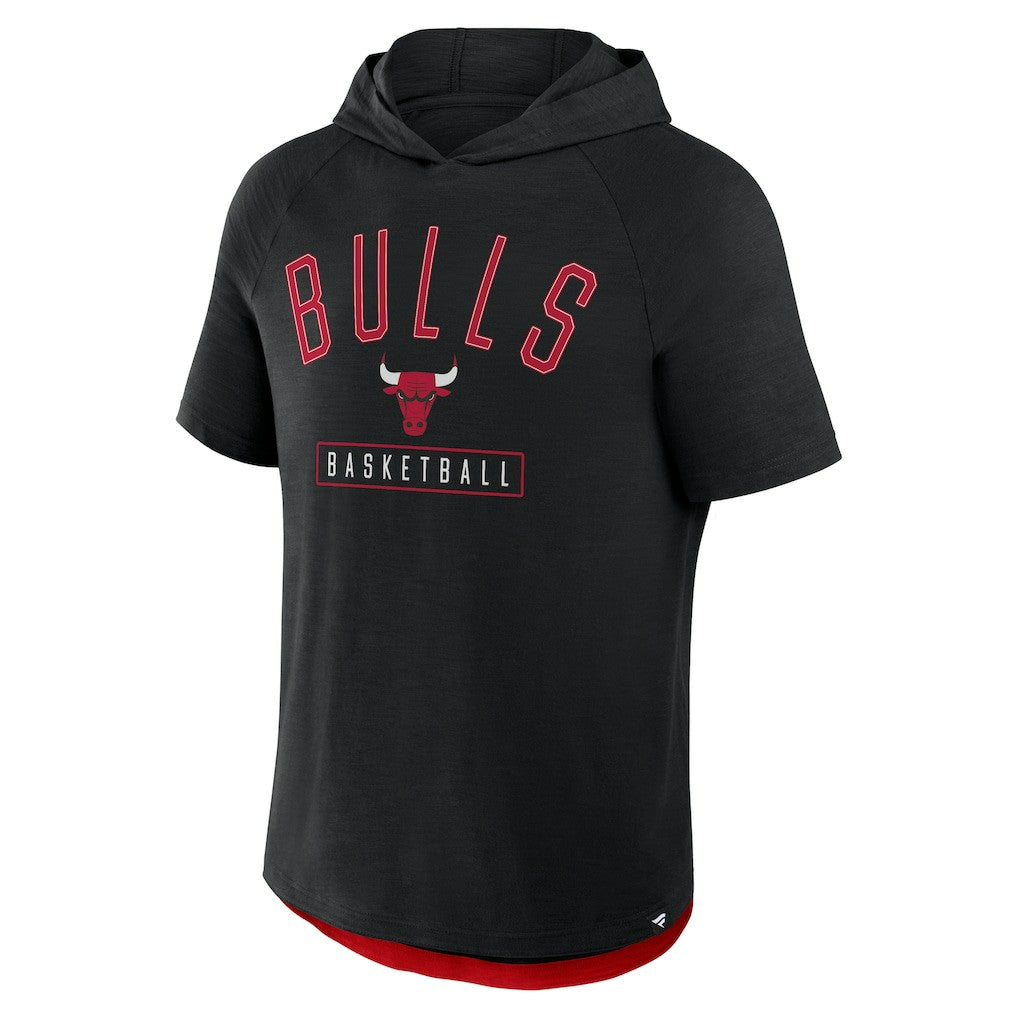 Black Chicago Bulls Pass Legend Raglan Hoodie T-Shirt sale | NBA