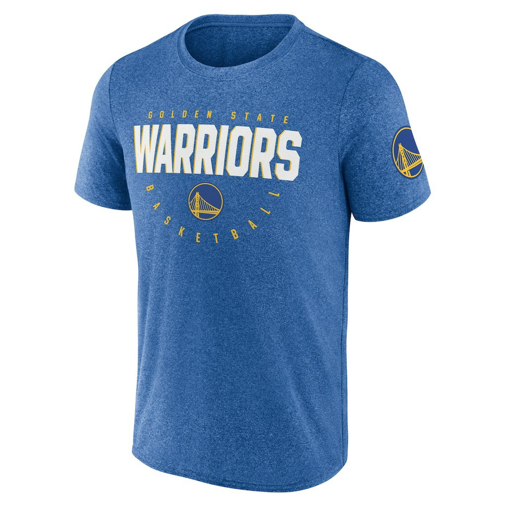 Heather Royal Golden State Warriors Logo Athletic Block Practice Performance T-Shirt sale | NBA