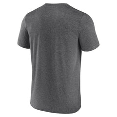 Heather Charcoal Brooklyn Nets Logo Athletic Block Practice Performance T-Shirt | NBA