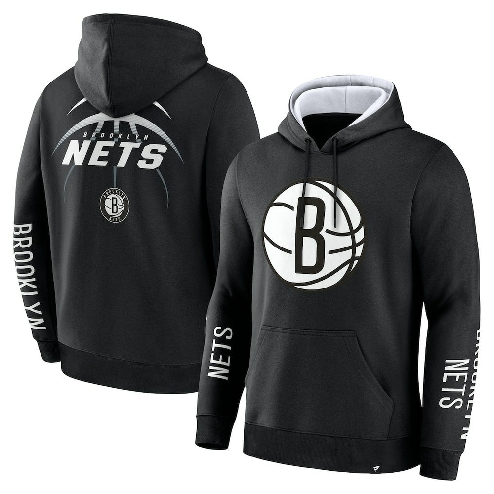 Black Brooklyn Nets Legacy Guard Pullover Hoodie | NBA