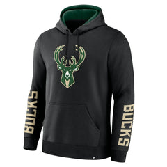 Black Milwaukee Bucks Legacy Guard Pullover Hoodie | NBA