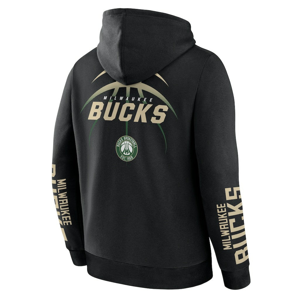 Black Milwaukee Bucks Legacy Guard Pullover Hoodie | NBA
