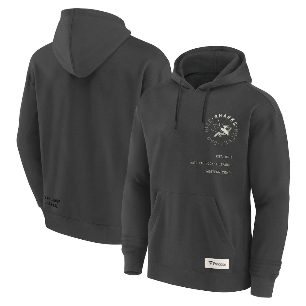 San Jose Sharks Fanatics Future Ground Info Pullover Hoodie -  NHL Hoodies