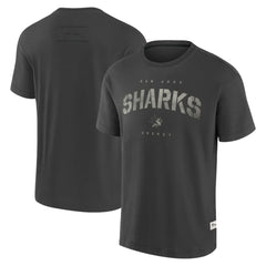 San Jose Sharks Fanatics Elements Weathered Tonal Future Ground T-Shirt -  NHL T-shirts