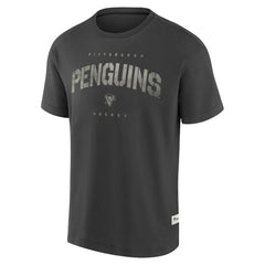 Pittsburgh Penguins Fanatics Elements Weathered Tonal Future Ground T-Shirt -  NHL T-shirts