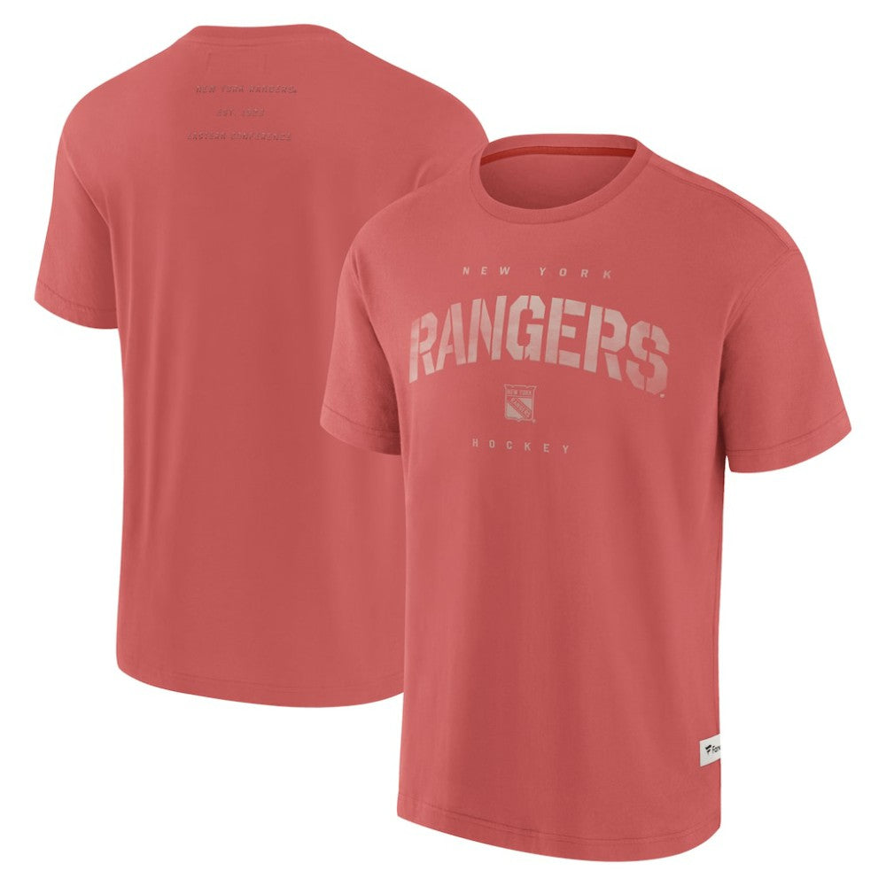New York Rangers Fanatics Elements Weathered Tonal Future Ground T-Shirt -  NHL T-shirts