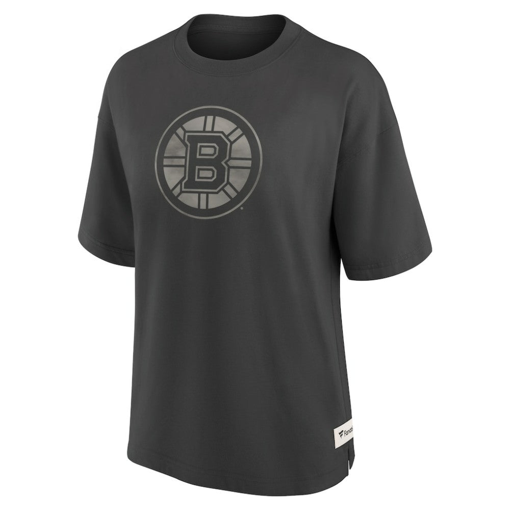 Boston Bruins Fanatics Women's Oversized Elements Raw Edge Future Ground T-Shirt -  NHL T-shirts