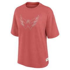 Washington Capitals Fanatics Women's Oversized Elements Raw Edge Future Ground T-Shirt -  NHL T-shirts