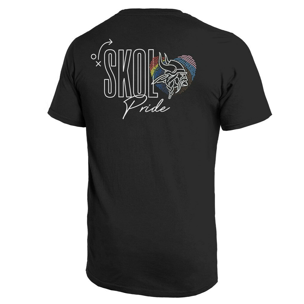 Minnesota Vikings Majestic Threads Pride Pocket T-Shirt | NFL Discount