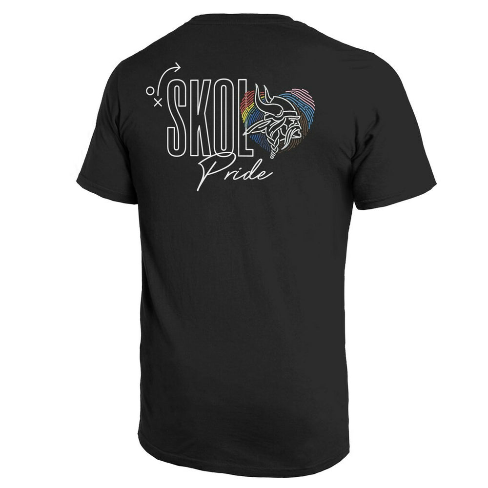 Minnesota Vikings Majestic Threads Pride Pocket T-Shirt | NFL Discount