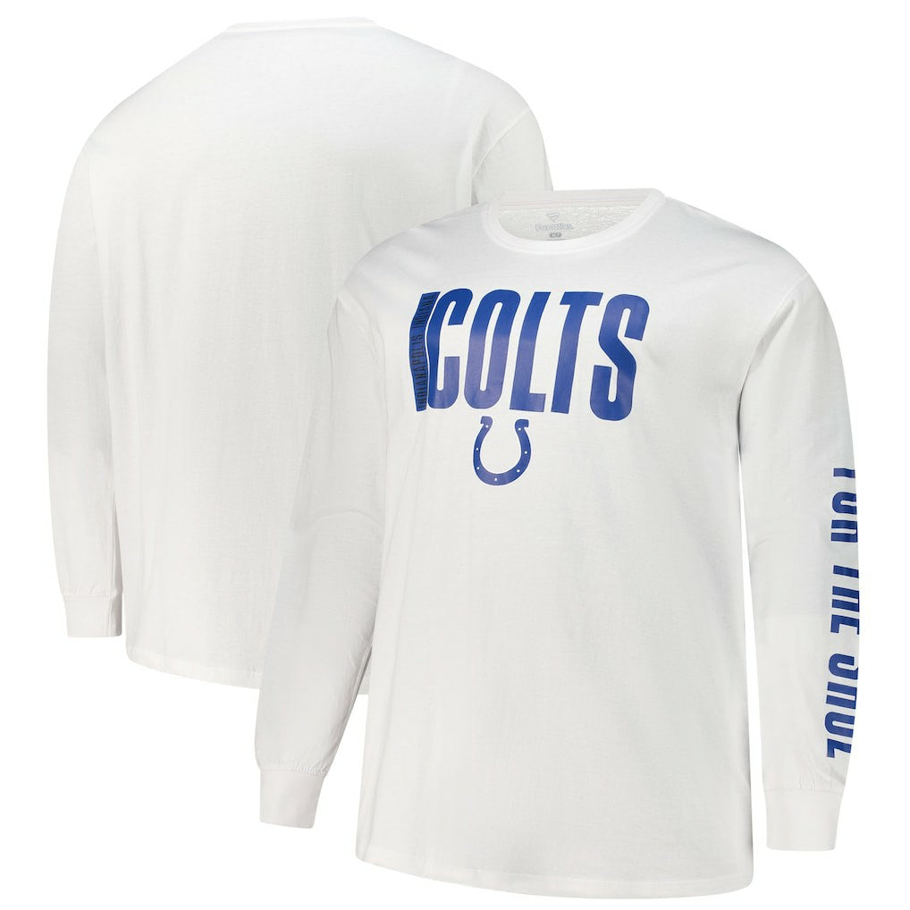 Indianapolis Colts Big & Tall Vision Long Sleeve T-Shirt | NFL Hot