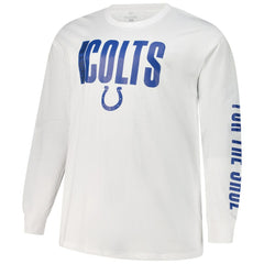 Indianapolis Colts Big & Tall Vision Long Sleeve T-Shirt | NFL Hot