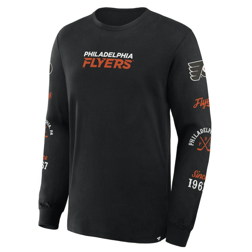 Philadelphia Flyers Fanatics Boxed In Legacy Long Sleeve T-Shirt -  NHL T-shirts