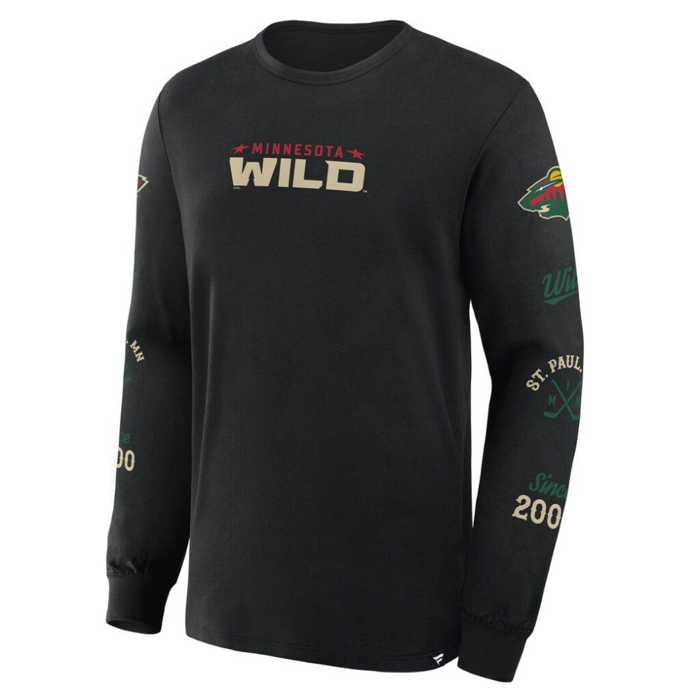 Minnesota Wild Fanatics Boxed In Legacy Long Sleeve T-Shirt -  NHL T-shirts