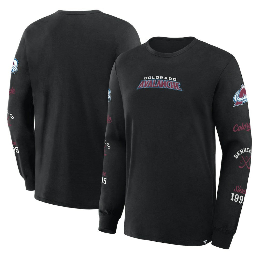 Colorado Avalanche Fanatics Boxed In Legacy Long Sleeve T-Shirt -  NHL T-shirts
