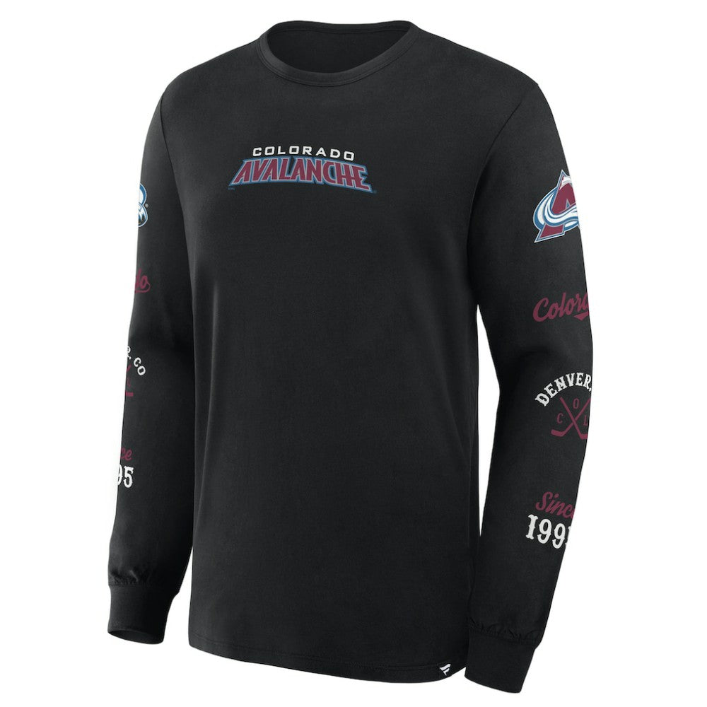 Colorado Avalanche Fanatics Boxed In Legacy Long Sleeve T-Shirt -  NHL T-shirts