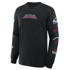 Colorado Avalanche Fanatics Boxed In Legacy Long Sleeve T-Shirt -  NHL T-shirts