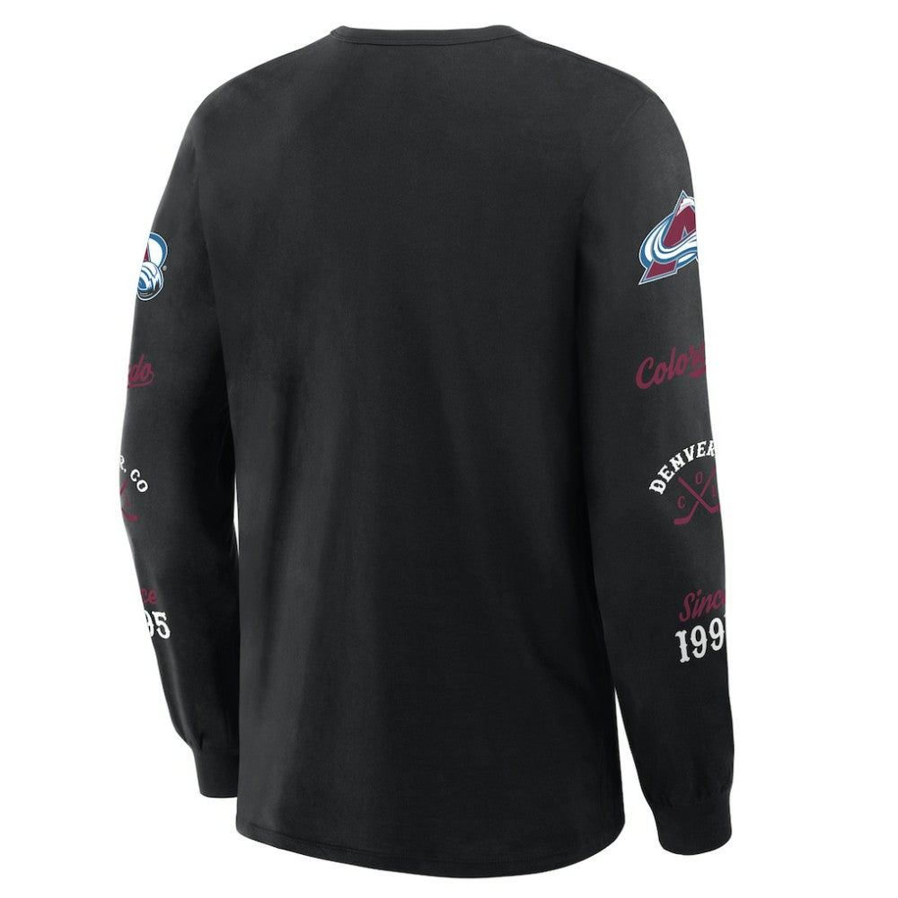 Colorado Avalanche Fanatics Boxed In Legacy Long Sleeve T-Shirt -  NHL T-shirts
