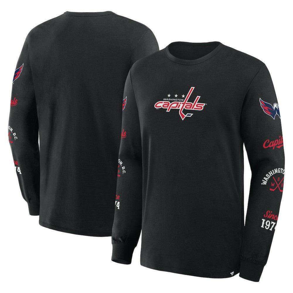 Washington Capitals Fanatics Boxed In Legacy Long Sleeve T-Shirt -  NHL T-shirts