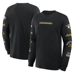 Nashville Predators Fanatics Boxed In Legacy Long Sleeve T-Shirt -  NHL T-shirts