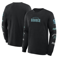 Seattle Kraken Fanatics Boxed In Legacy Long Sleeve T-Shirt -  NHL T-shirts