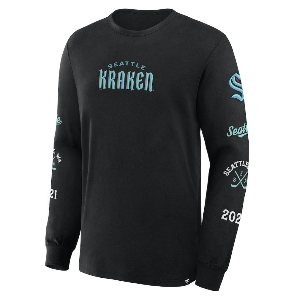 Seattle Kraken Fanatics Boxed In Legacy Long Sleeve T-Shirt -  NHL T-shirts
