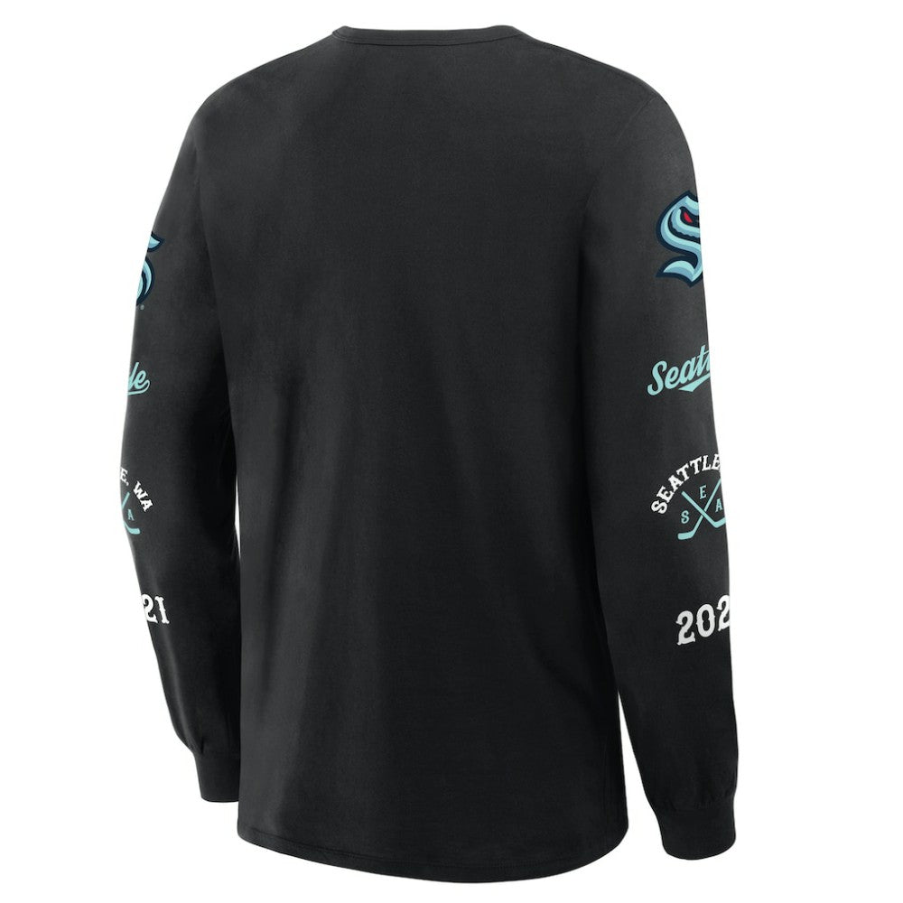 Seattle Kraken Fanatics Boxed In Legacy Long Sleeve T-Shirt -  NHL T-shirts