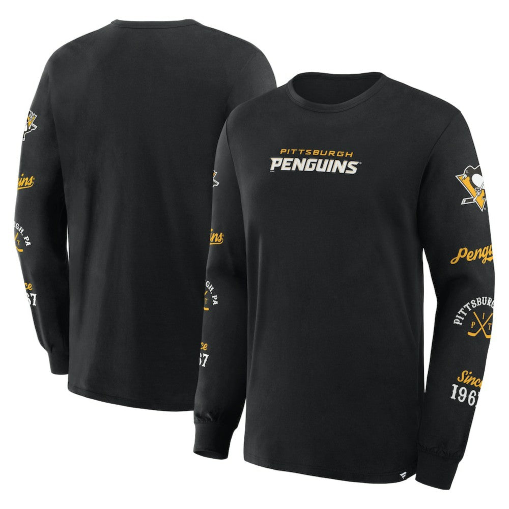 Pittsburgh Penguins Fanatics Boxed In Legacy Long Sleeve T-Shirt -  NHL T-shirts