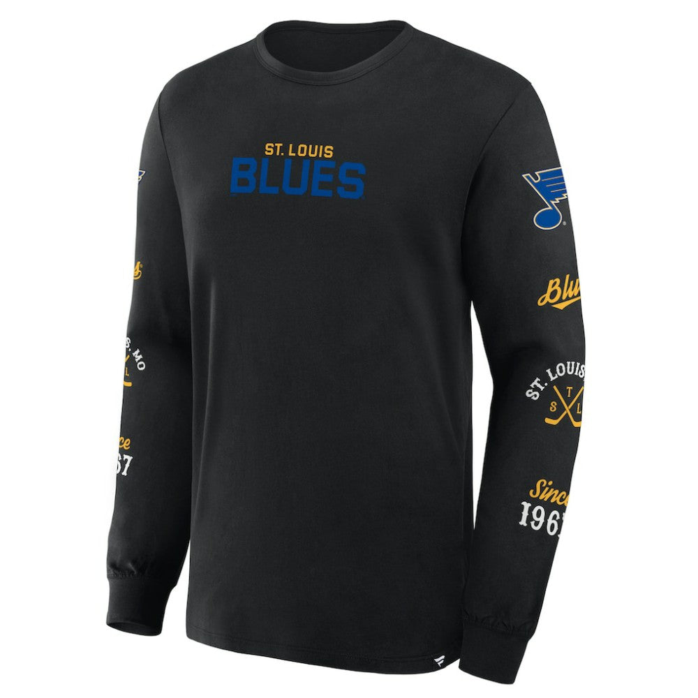 St. Louis Blues Fanatics Boxed In Legacy Long Sleeve T-Shirt -  NHL T-shirts