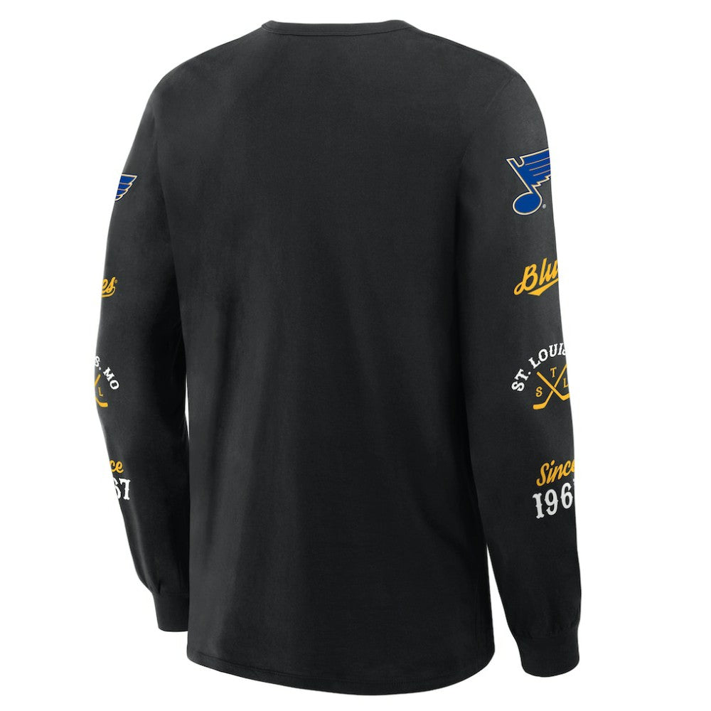 St. Louis Blues Fanatics Boxed In Legacy Long Sleeve T-Shirt -  NHL T-shirts
