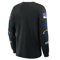 New York Rangers Fanatics Boxed In Legacy Long Sleeve T-Shirt -  NHL T-shirts