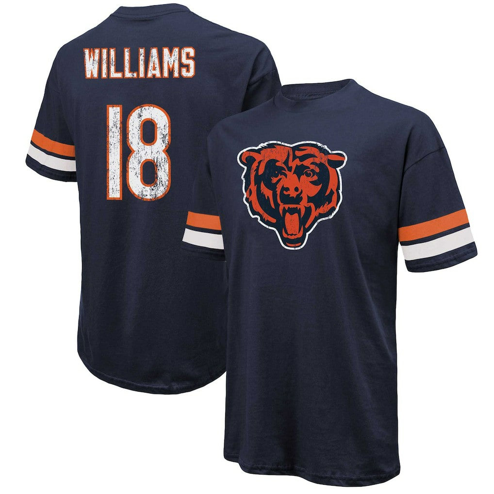 Chicago Bears Caleb Williams  Majestic Threads Name & Number Oversize Fit T-Shirt | NFL US