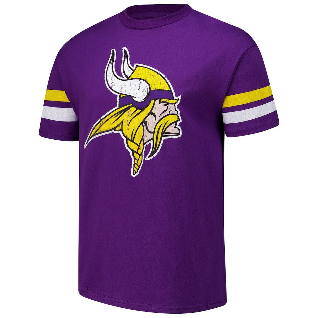 Minnesota Vikings J.J. McCarthy  Majestic Threads Name & Number Oversized Fit T-Shirt | NFL New