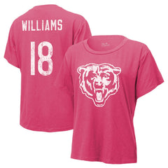 Chicago Bears Caleb Williams  Majestic Threads Women's Name & Number T-Shirt | NFL On sale