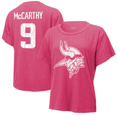 Minnesota Vikings J.J. McCarthy  Majestic Threads Women's Name & Number T-Shirt | NFL Sale
