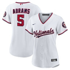 CJ Abrams Washington Nationals Nike Women's Home Replica Player Jersey - MLB Jerseys