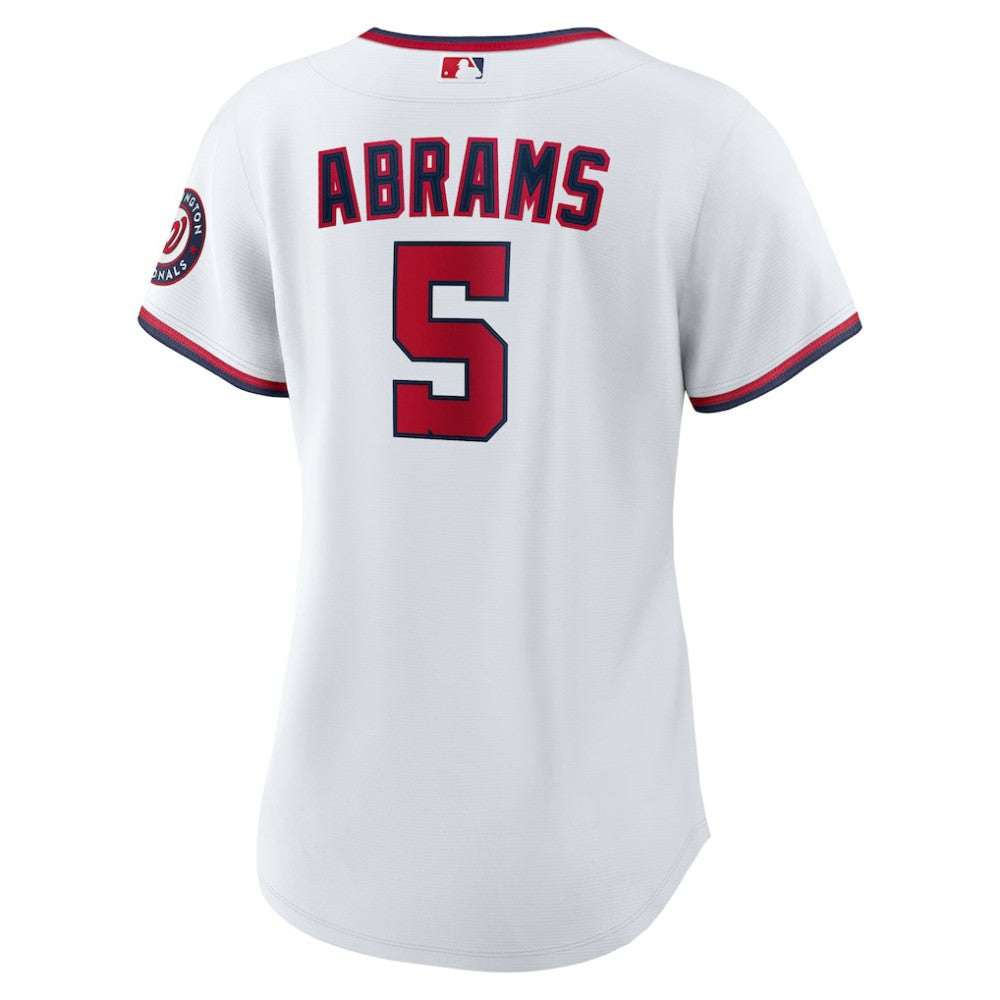 CJ Abrams Washington Nationals Nike Women's Home Replica Player Jersey - MLB Jerseys