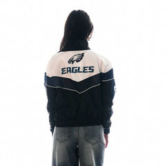 Philadelphia Eagles The Wild Collective Women's 1/4 Zip Track Jacket | NFL Sale